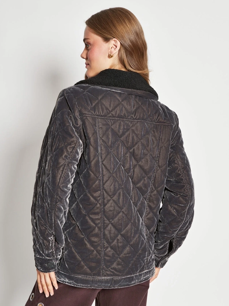 CHAQUETA MUJER BARBADOS QUILTED TRUCKER - 2