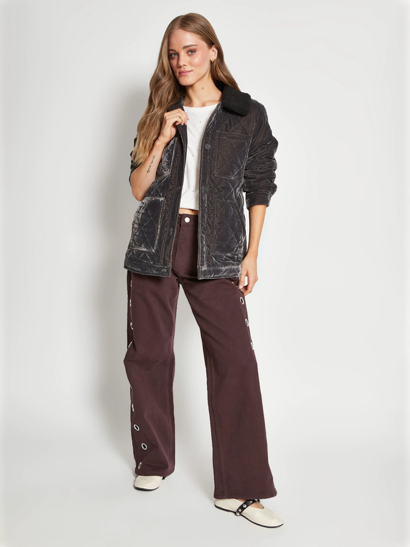 CHAQUETA MUJER BARBADOS QUILTED TRUCKER - 4