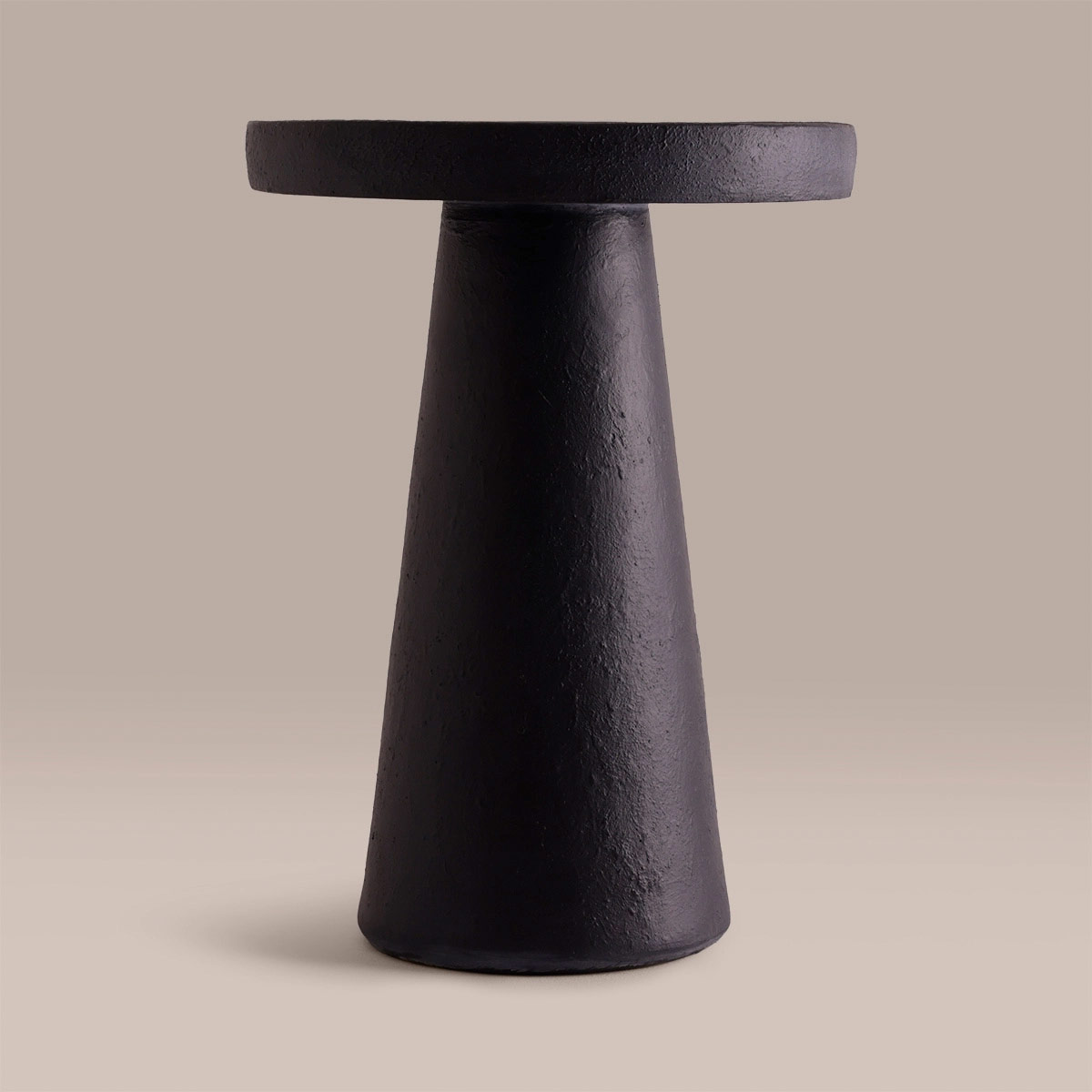 MESA DE APOYO MAISON LINETT MARMOL MADERA NEGRO - 2