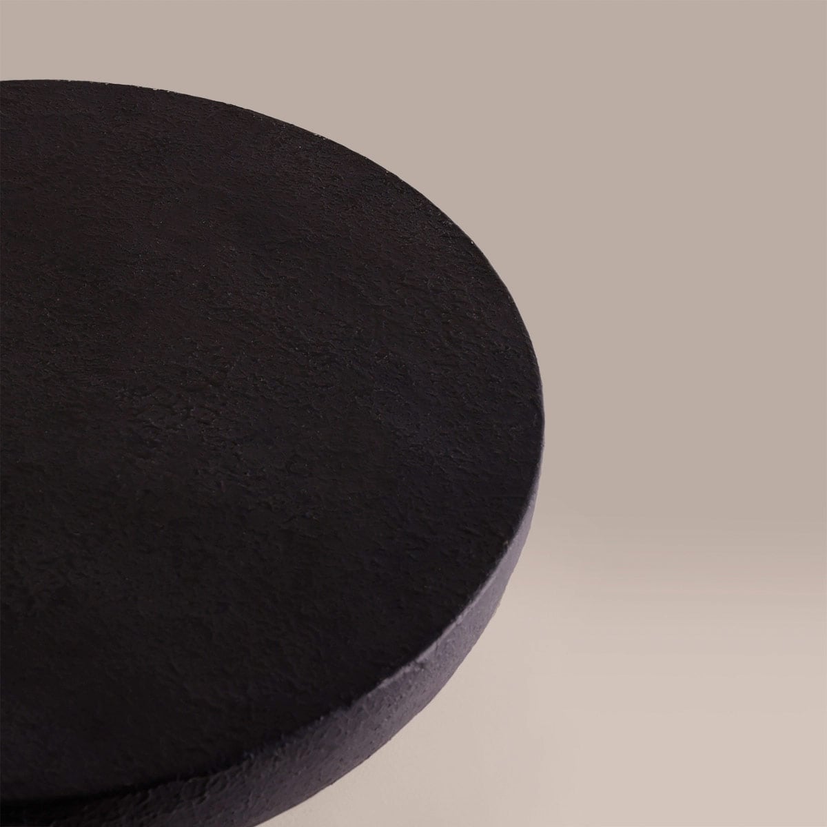 MESA DE APOYO MAISON LINETT MARMOL MADERA NEGRO - 4