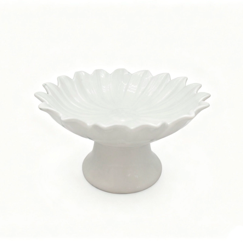 CENTRO DE MESA RIPLEY HOME FLOR 21 CM BLANCO - 1