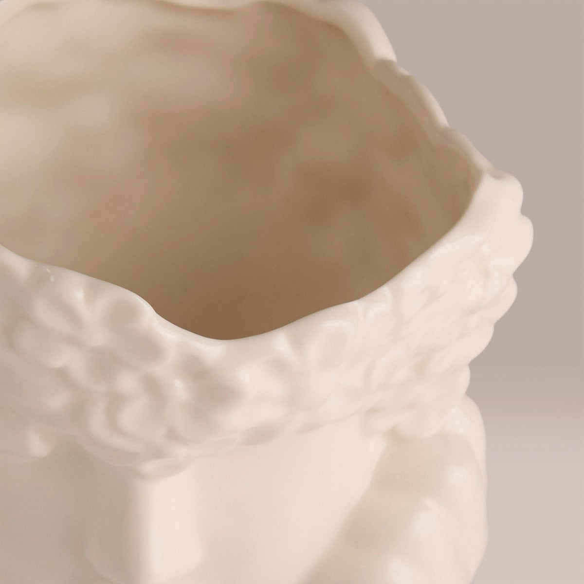 FIGURA DECORATIVA RIPLEY HOME ROSTRO CON FLORES SIN RELIEVE M - 3