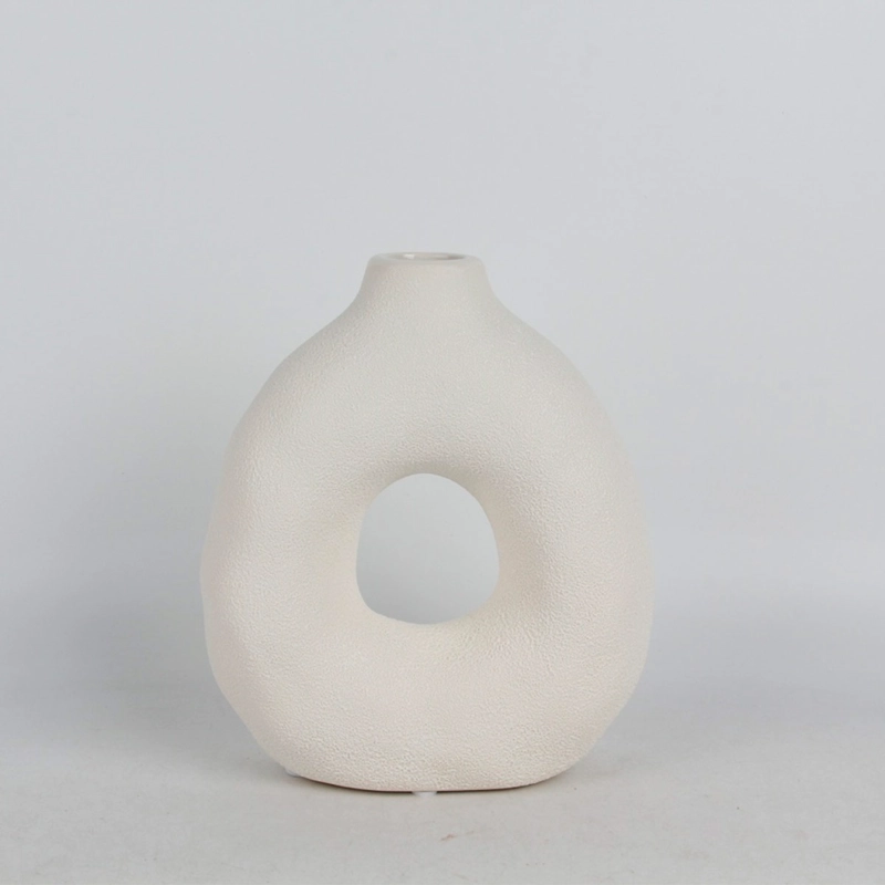 FLORERO RIPLEY HOME MOK BLANCO 20.5 CM - 1