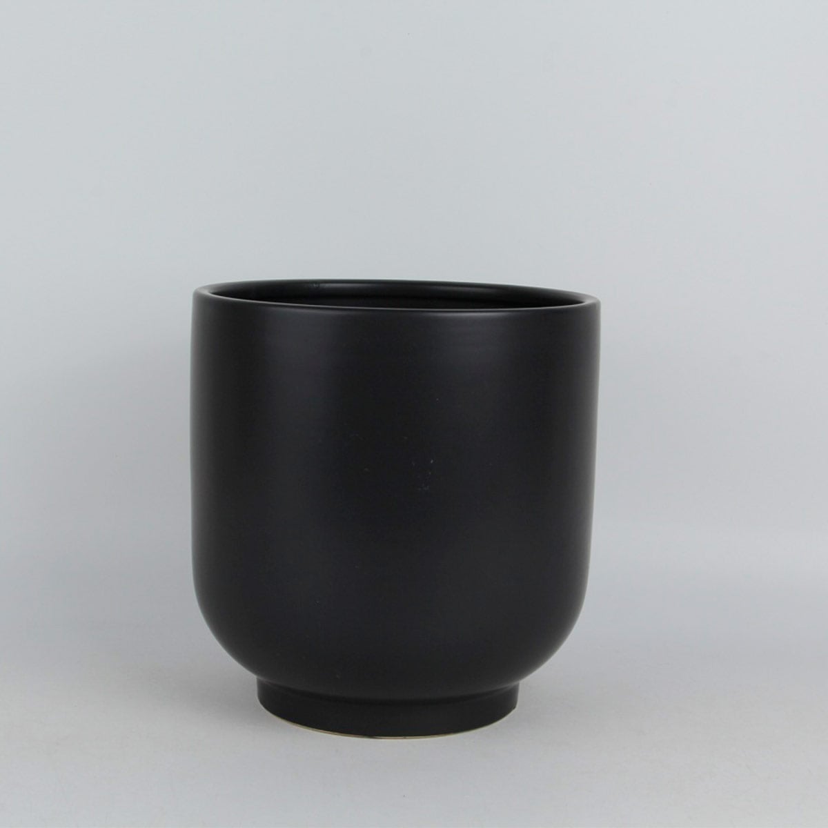MACETERO RIPLEY HOME LISO NERO 21 CM NEGRO - 1