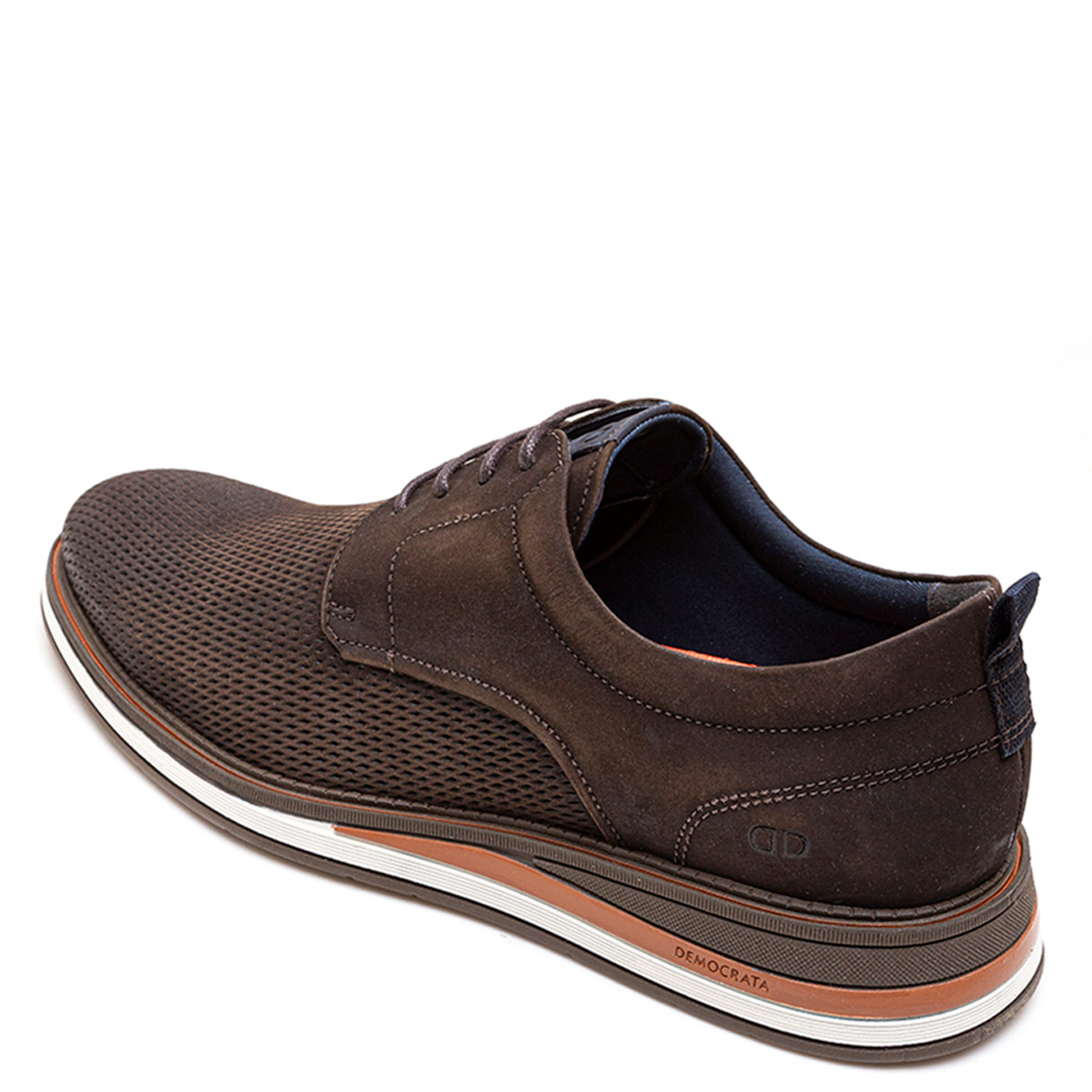 ZAPATOS HOMBRE DEMOCRATA CAFÉ TYPE CUERO - 3