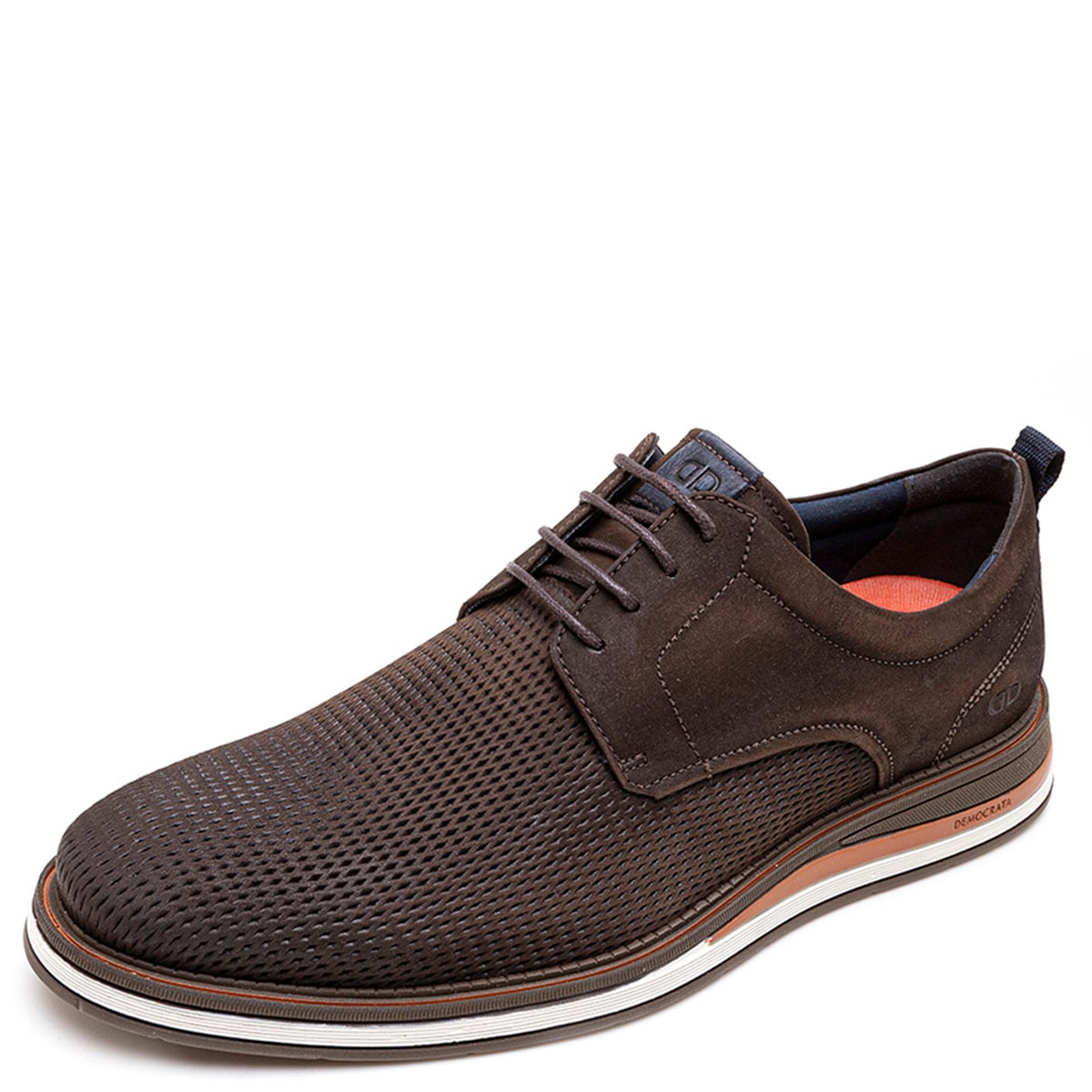 ZAPATOS HOMBRE DEMOCRATA CAFÉ TYPE CUERO - 2