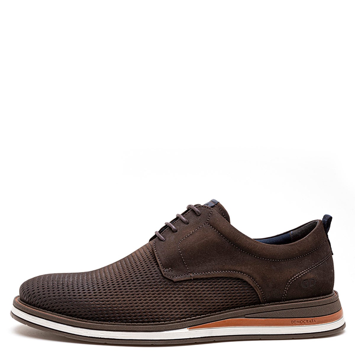 ZAPATOS HOMBRE DEMOCRATA CAFÉ TYPE CUERO - 1