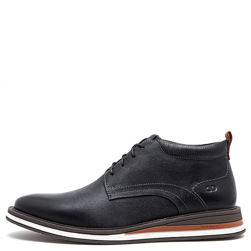 ZAPATOS HOMBRE DEMOCRATA NEGRO TYPE CUERO - 1