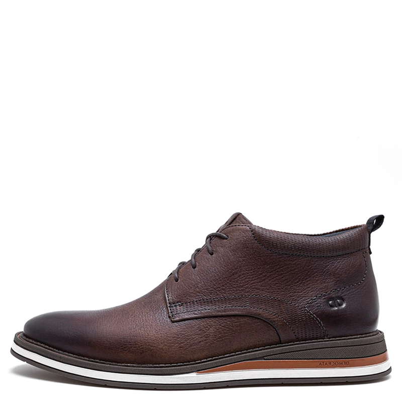 ZAPATOS HOMBRE DEMOCRATA CAFÉ TYPE CUERO - 1
