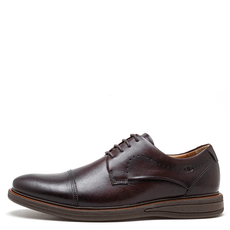 ZAPATOS HOMBRE DEMOCRATA CAFÉ BAY CUERO - 1