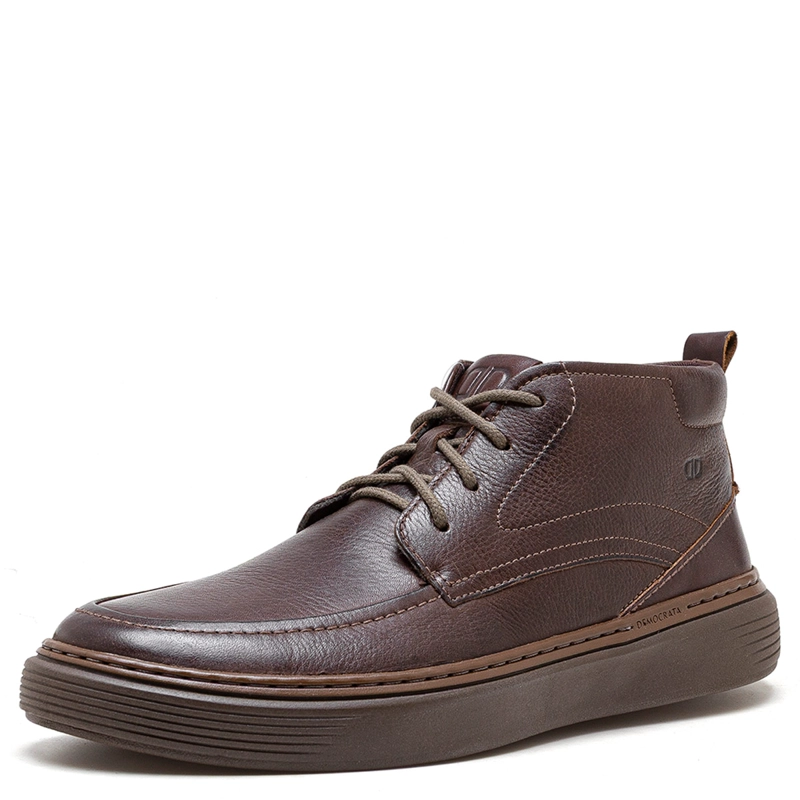 BOTINES HOMBRE DEMOCRATA CHOCOLATE CLASH CUERO - 2