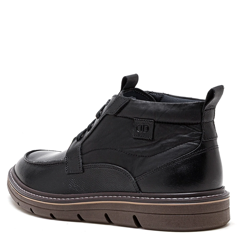 BOTINES HOMBRE DEMOCRATA NEGRO JEFF CUERO - 3