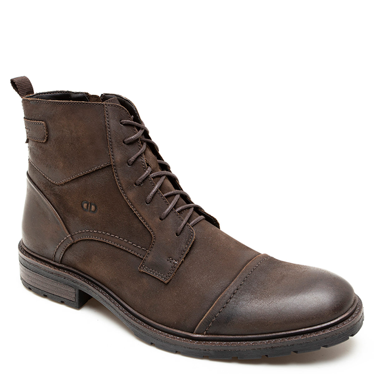 BOTINES HOMBRE DEMOCRATA CAFÉ ASTRO CUERO - 2
