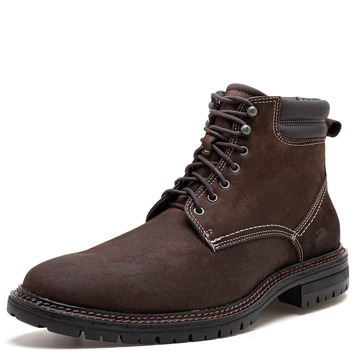 BOTINES HOMBRE DEMOCRATA CAFÉ KRIPTON CUERO - 2