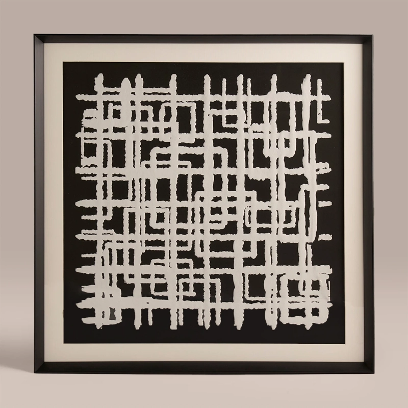 CUADRO RIPLEY HOME LÍNEAS 50X50 CM - 1