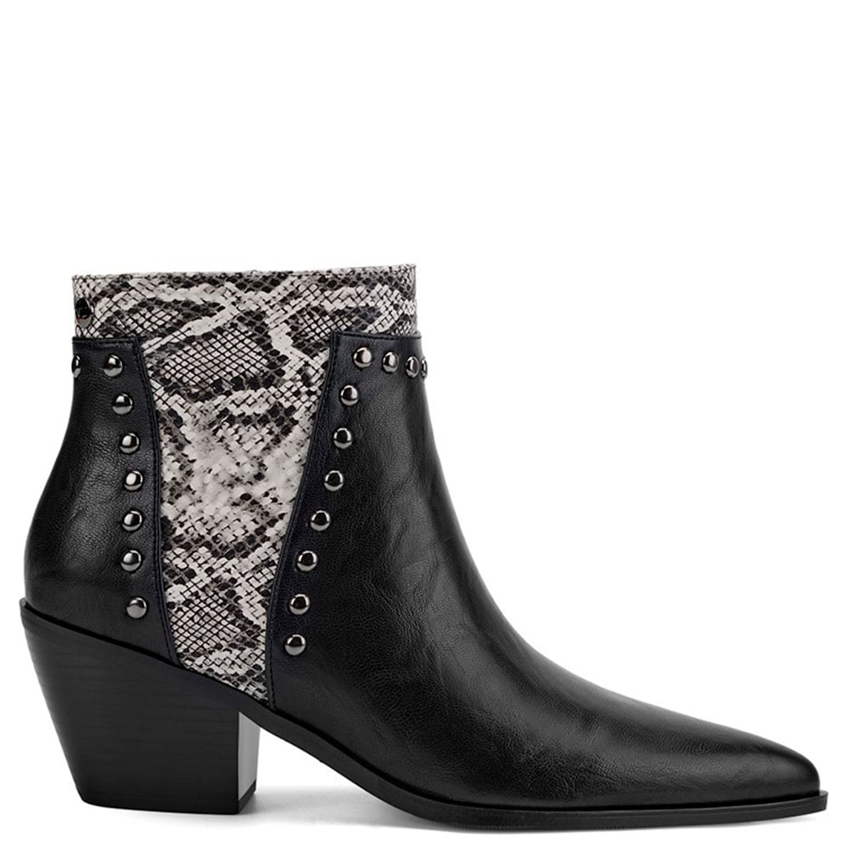 BOTINES MUJER VIA UNO NEGRO 12612403 - 1