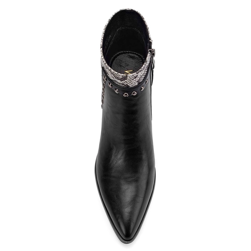 BOTINES MUJER VIA UNO NEGRO 12612403 - 4