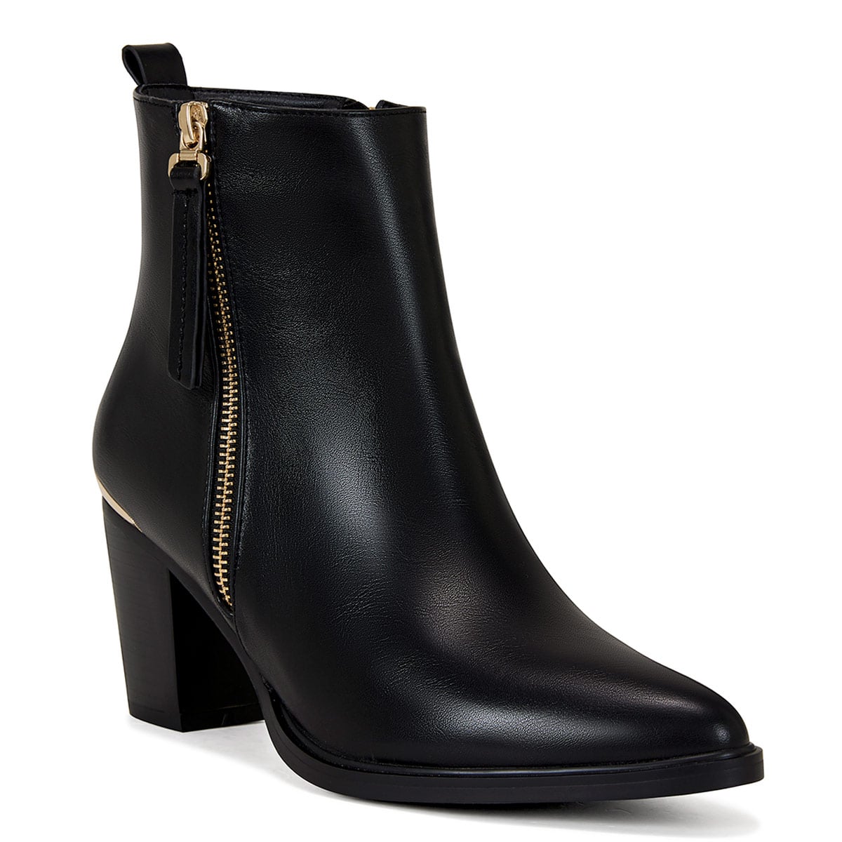 BOTINES MUJER VIA UNO NEGRO 12633414 - 2