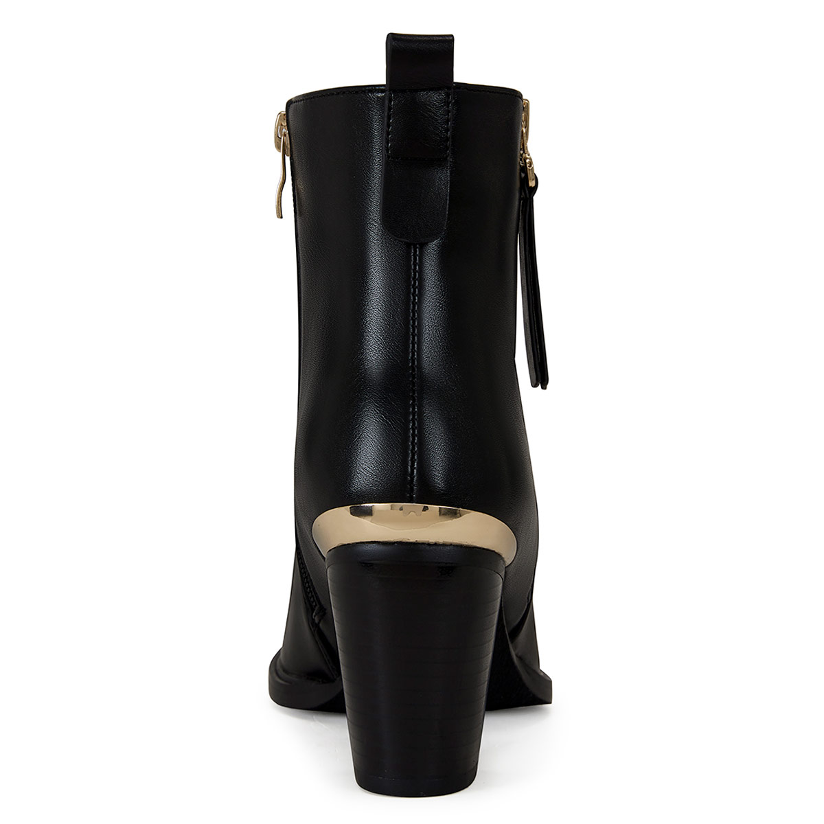 BOTINES MUJER VIA UNO NEGRO 12633414 - 4