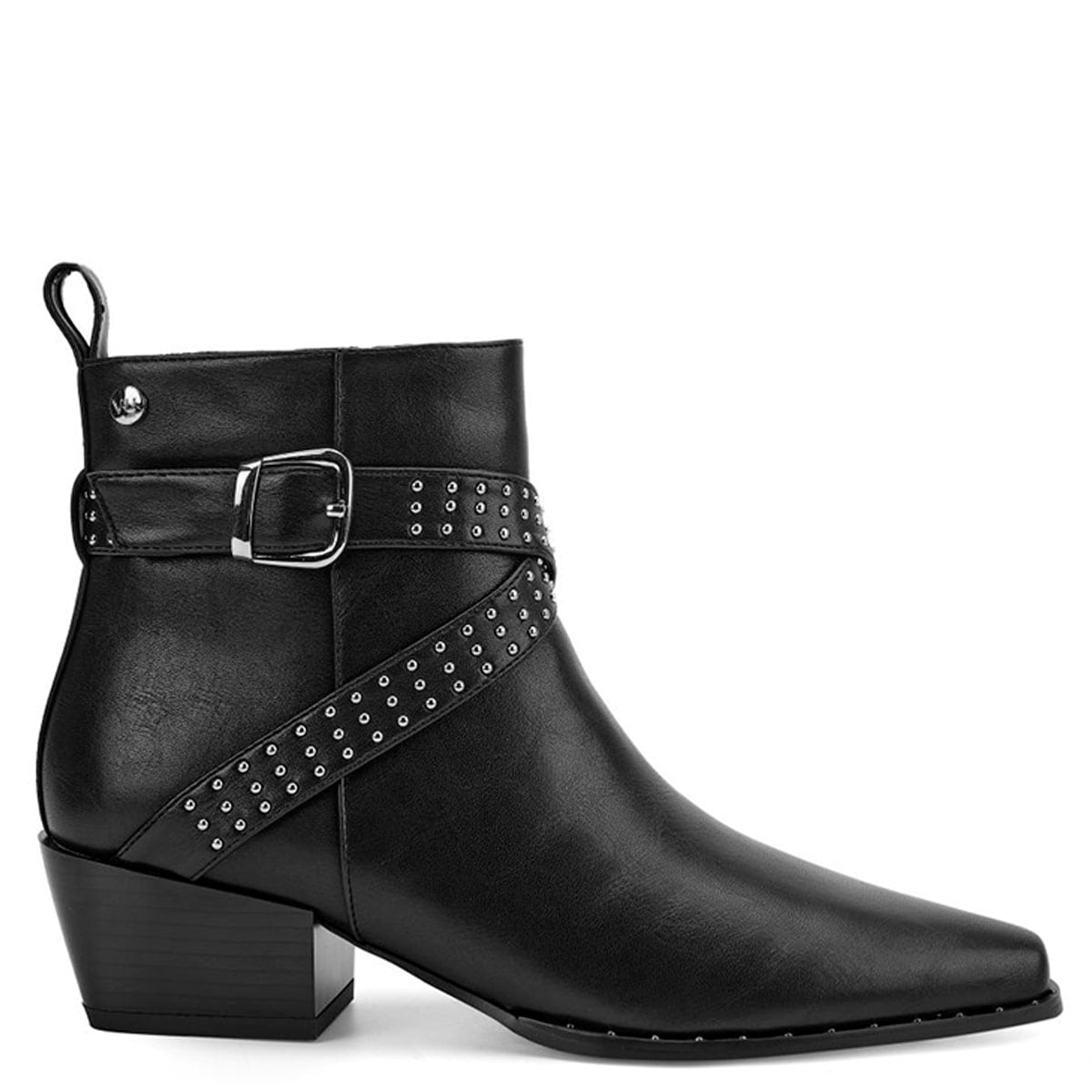 BOTINES MUJER VIA UNO NEGRO 12611401 - 1
