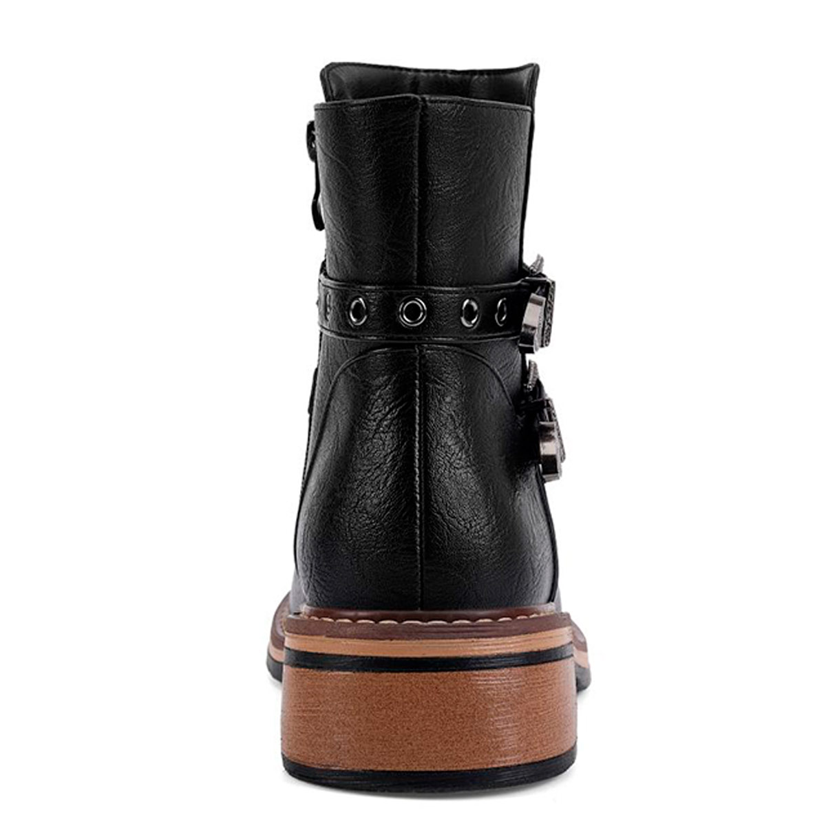 BOTINES MUJER VIA UNO NEGRO 12631410 - 5