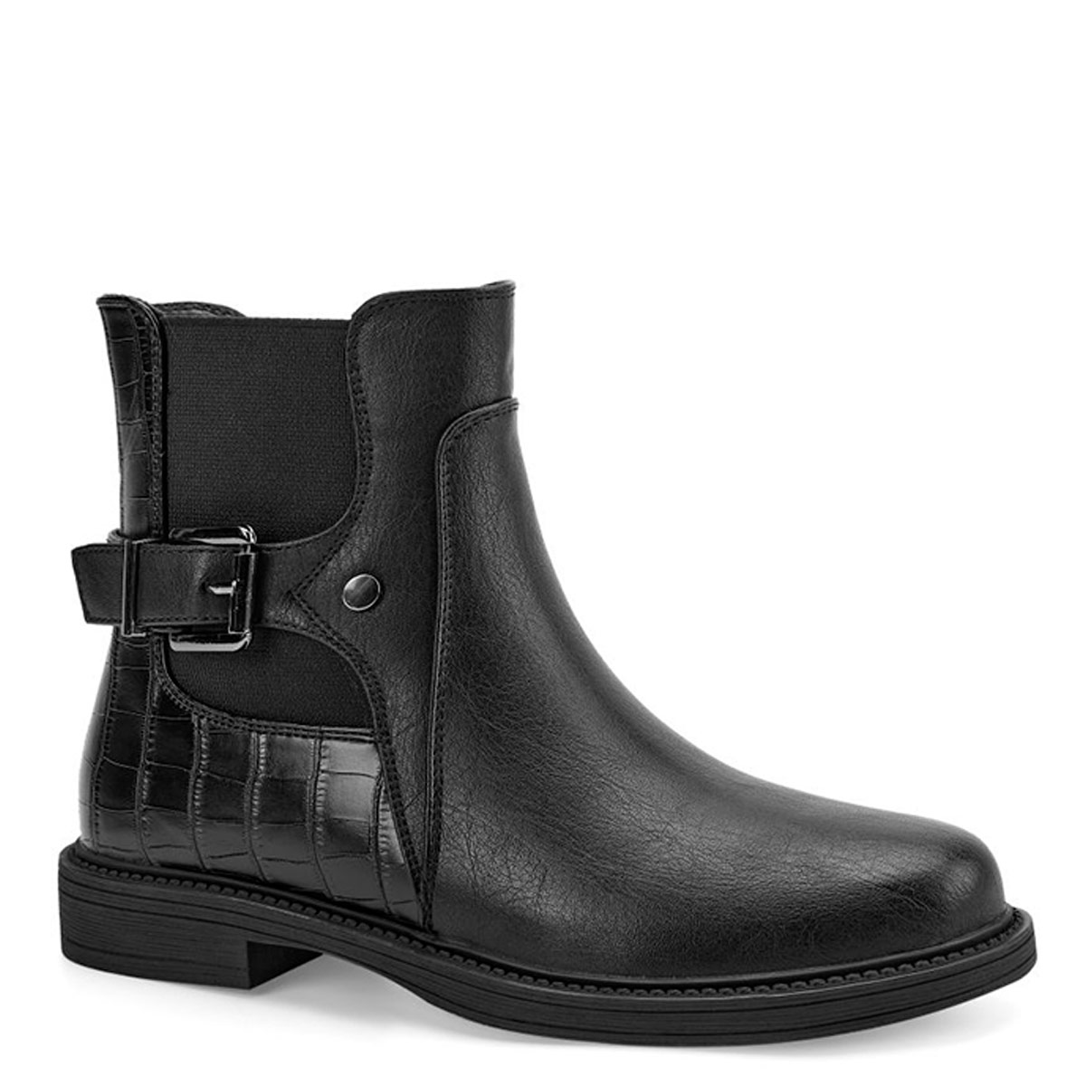 BOTINES MUJER VIA UNO NEGRO 12631422 - 2