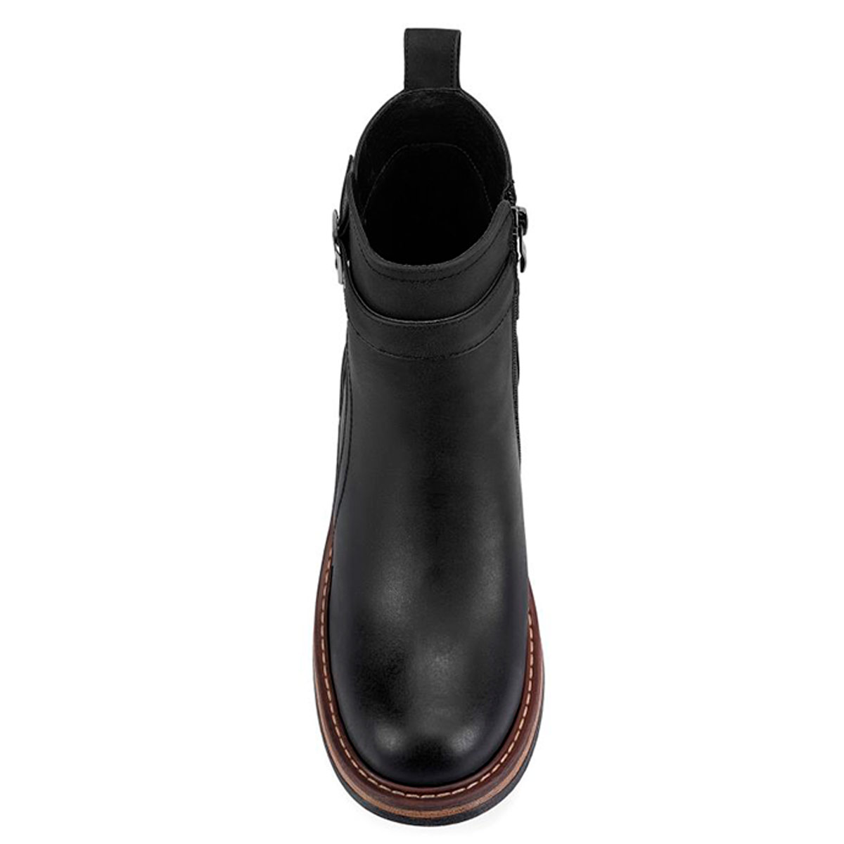 BOTINES MUJER VIA UNO NEGRO 12631425 - 4