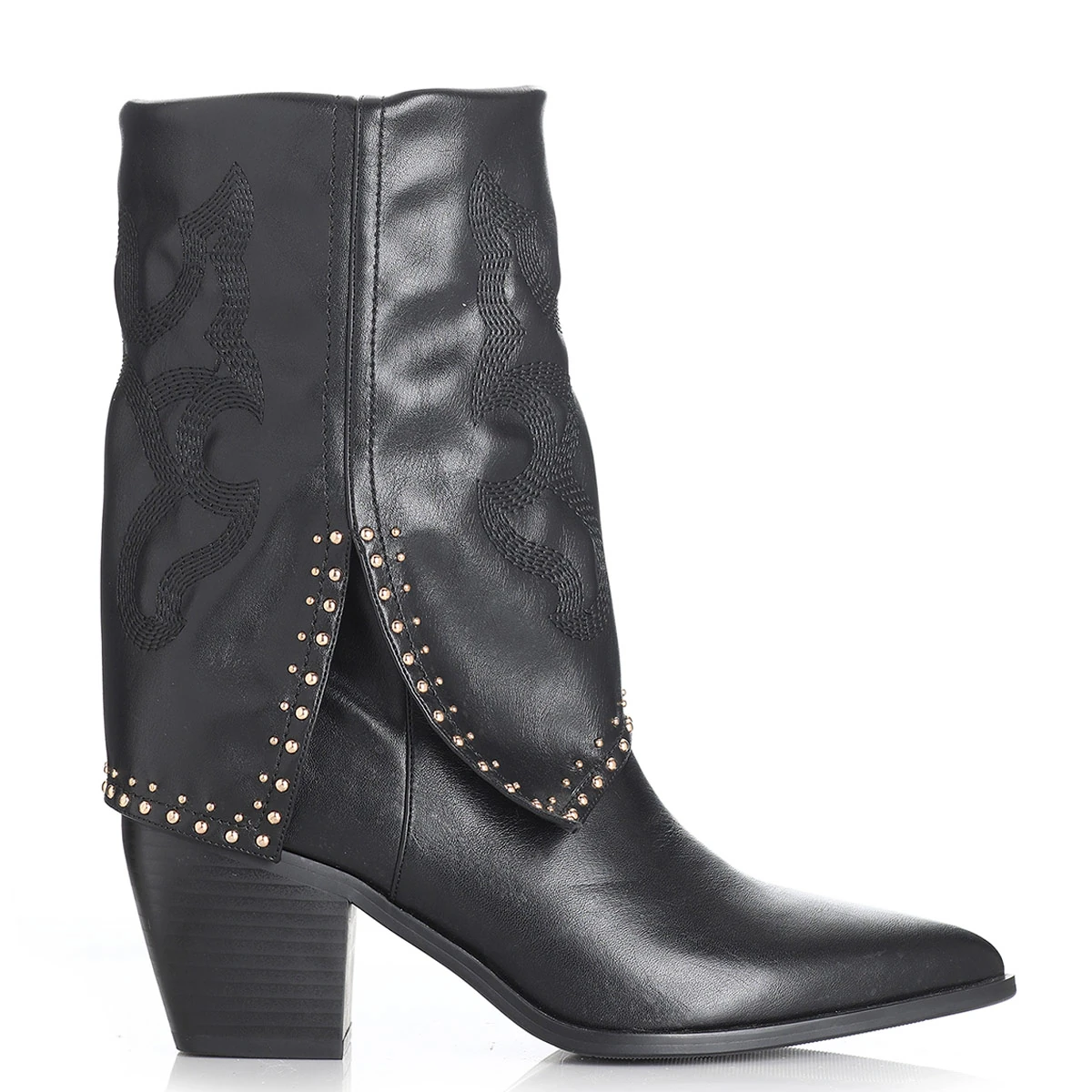 BOTAS MUJER VIA UNO NEGRO 12613310  - 1