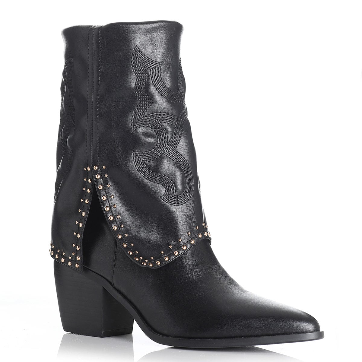 BOTAS MUJER VIA UNO NEGRO 12613310  - 2
