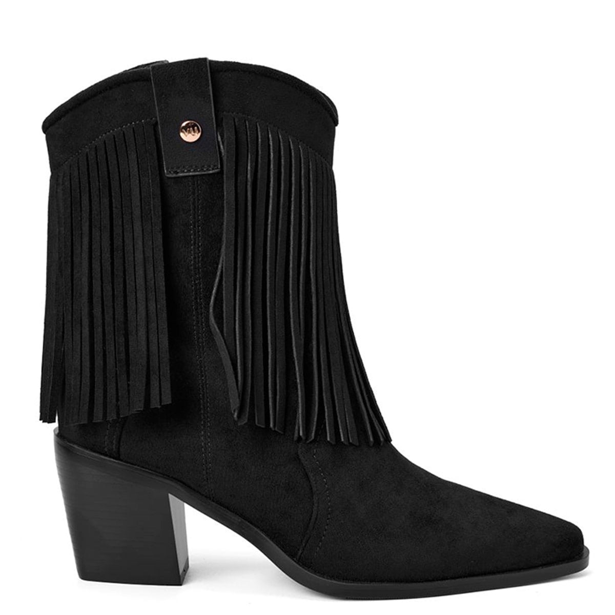 BOTINES MUJER VIA UNO NEGRO - 1