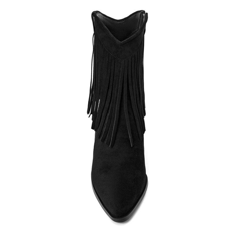 BOTINES MUJER VIA UNO NEGRO - 3