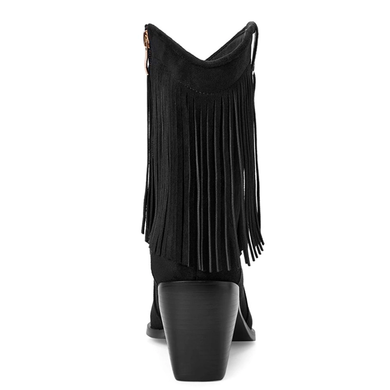 BOTINES MUJER VIA UNO NEGRO - 5