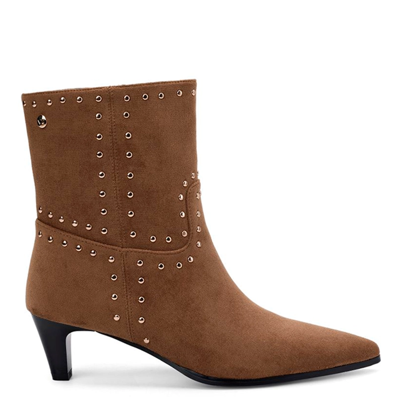 BOTINES MUJER VIA UNO TAUPE - 1