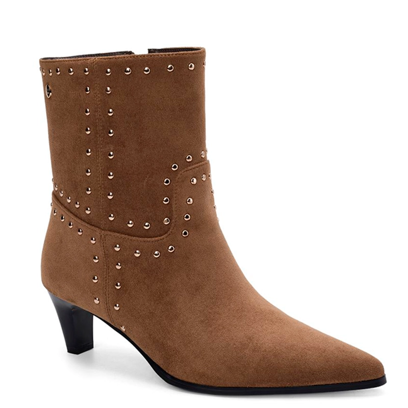BOTINES MUJER VIA UNO TAUPE - 2