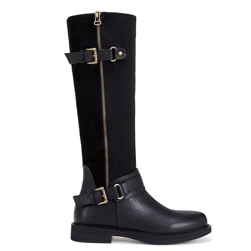 BOTAS MUJER VIA UNO NEGRO - 1