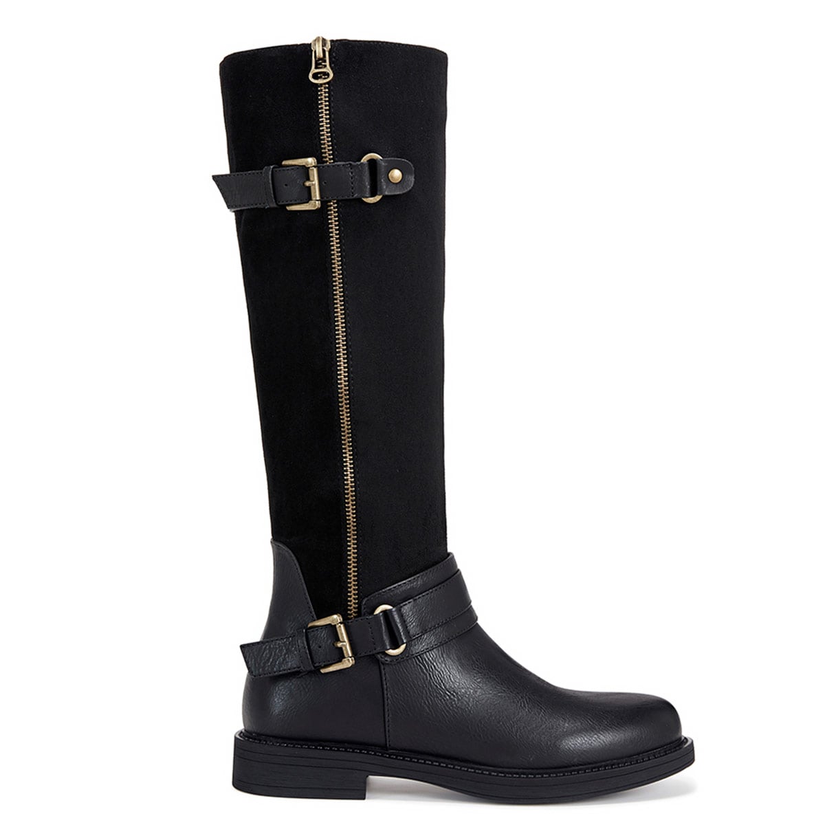 BOTAS MUJER VIA UNO NEGRO - 1