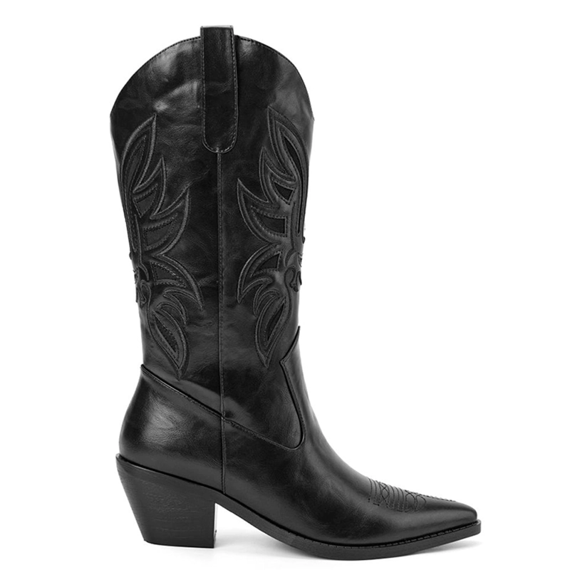 BOTAS MUJER VIA UNO NEGRO - 1