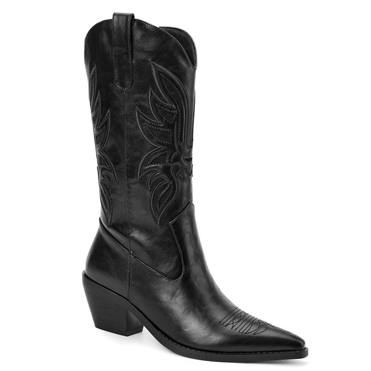 BOTAS MUJER VIA UNO NEGRO - 2