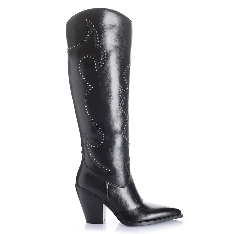 BOTAS MUJER VIA UNO NEGRO - 1