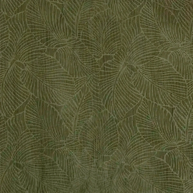 CUBRECAMA RIPLEY HOME VELVET HOJAS 2 PLAZAS VERDE - 3