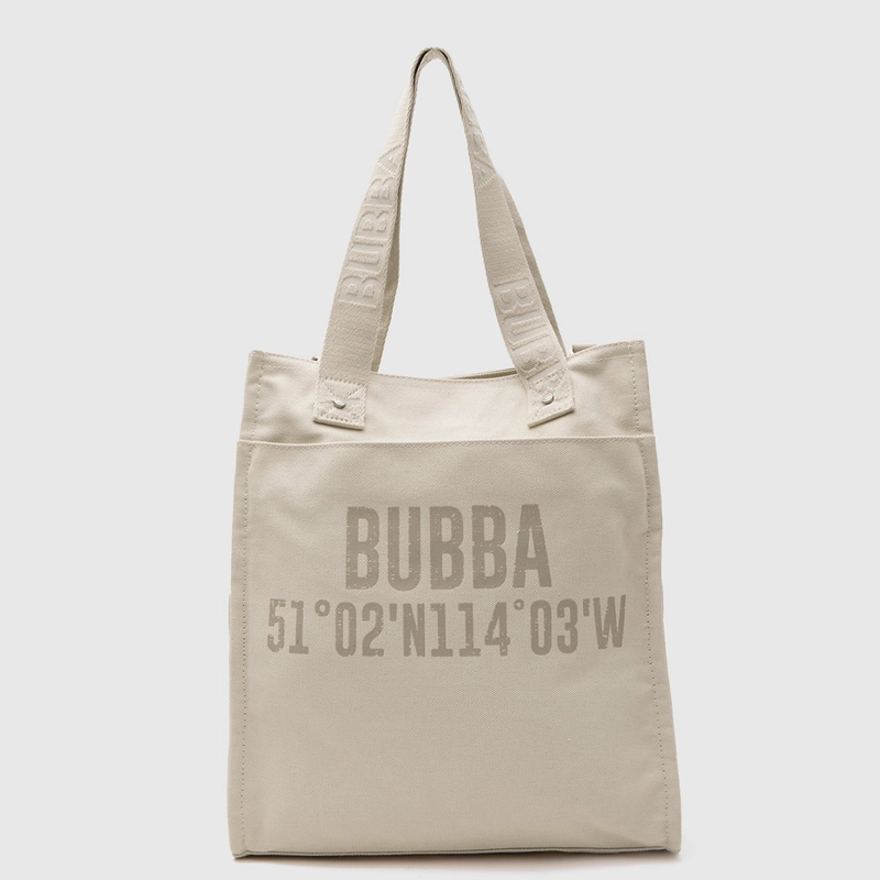 BUBBA CARTERA TOTE BUBBA CANVAS BEIGE