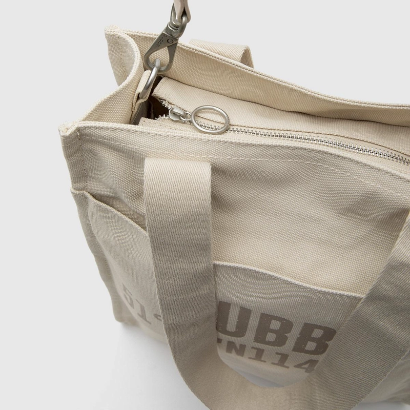 CARTERA TOTE BUBBA CANVAS BEIGE - 7