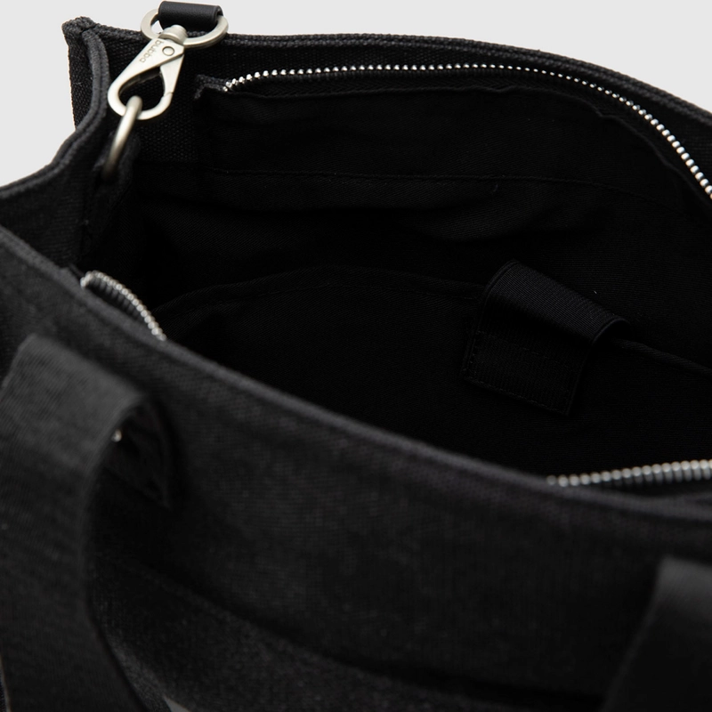 CARTERA TOTE BUBBA CANVAS NEGRA - 6