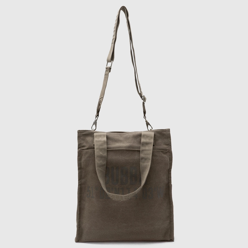 CARTERA TOTE BUBBA CANVAS VERDE - 1