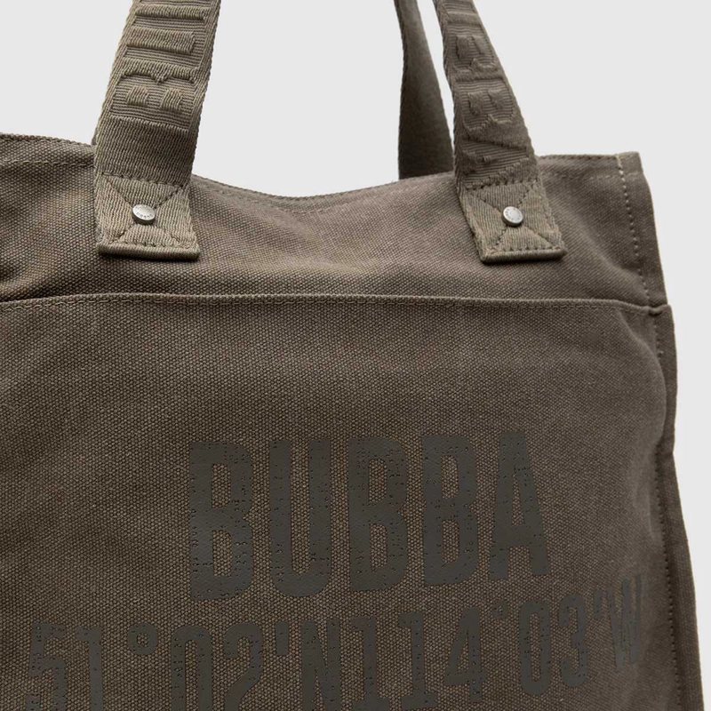 CARTERA TOTE BUBBA CANVAS VERDE - 7