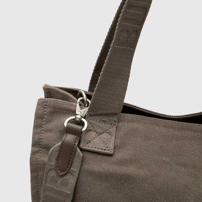 CARTERA TOTE BUBBA CANVAS VERDE - 8
