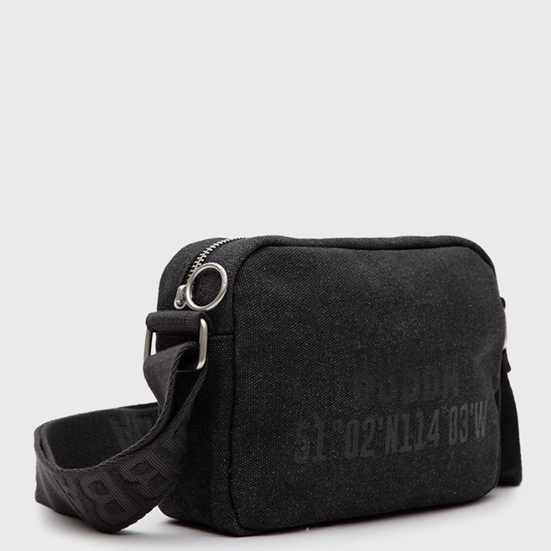 CARTERA BUBBA CANVAS NEGRO - 3