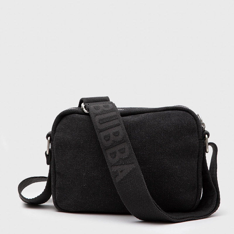 CARTERA BUBBA CANVAS NEGRO - 4