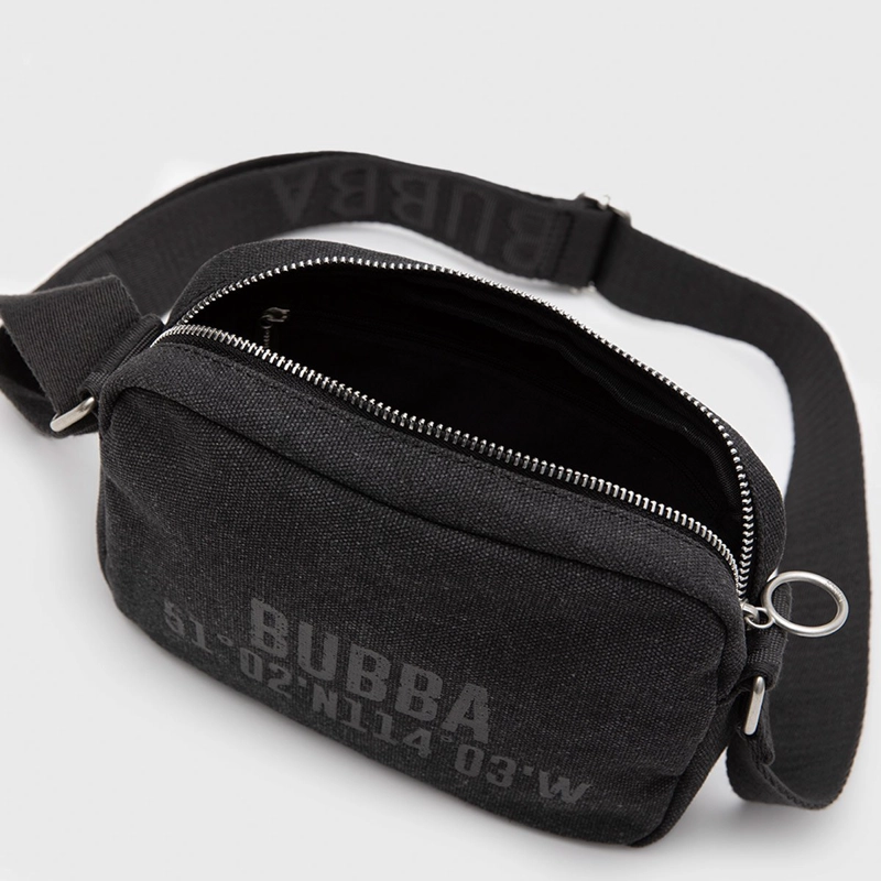 CARTERA BUBBA CANVAS NEGRO - 5