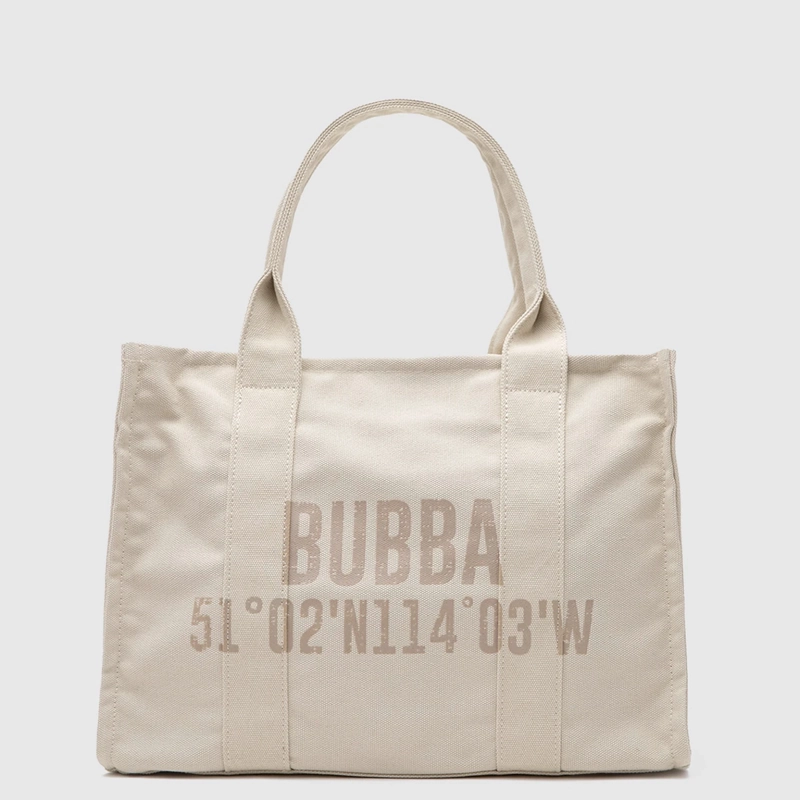 CARTERA BUBBA BEIGE CANVAS  - 1